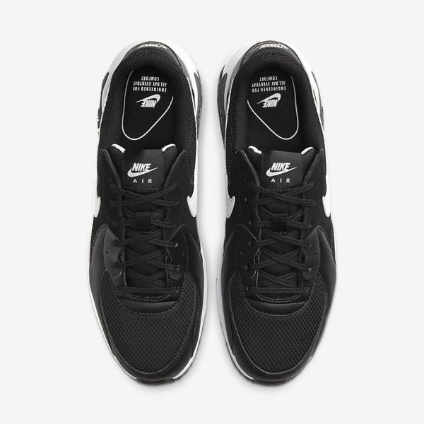 Men's Nike Air Max Excee Sneakers Black / Dark Grey / White | NK489LEO