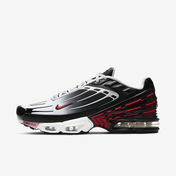 Men\'s Nike Air Max Plus 3 Sneakers Black | NK367GVU