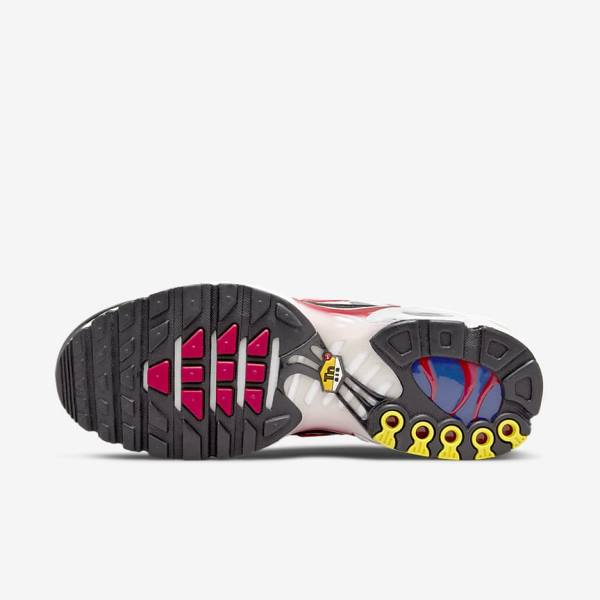 Men's Nike Air Max Plus Sneakers Grey / Black / Red | NK642RUV