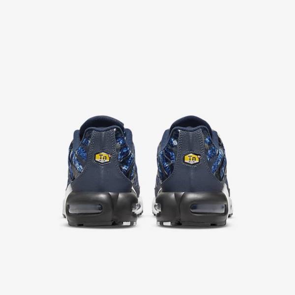 Men's Nike Air Max Plus Sneakers Navy / White / Black / Navy | NK179OGX