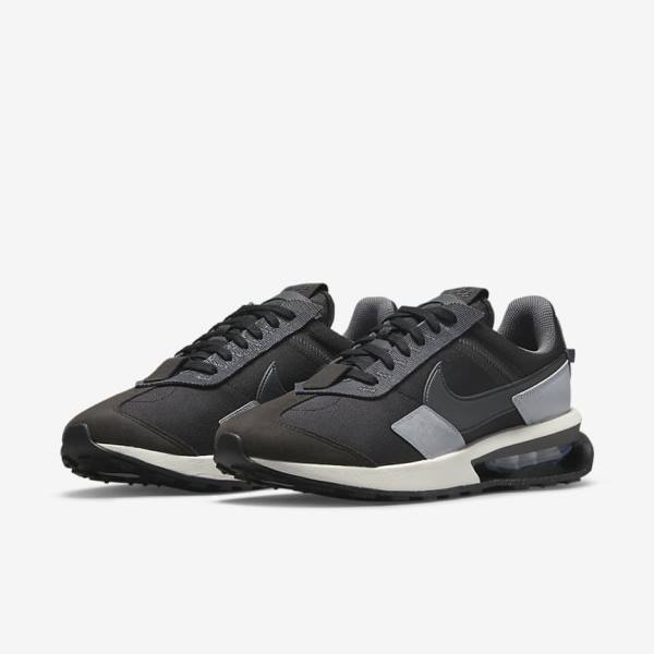 Men's Nike Air Max Pre-Day Sneakers Black / Grey / Dark Grey | NK708CKV