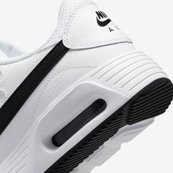 Men's Nike Air Max SC Sneakers White / Black | NK015IRY