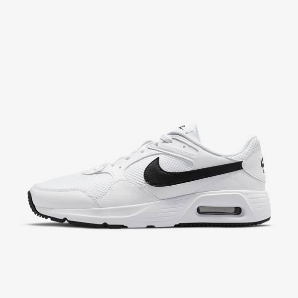 Men\'s Nike Air Max SC Sneakers White / Black | NK015IRY