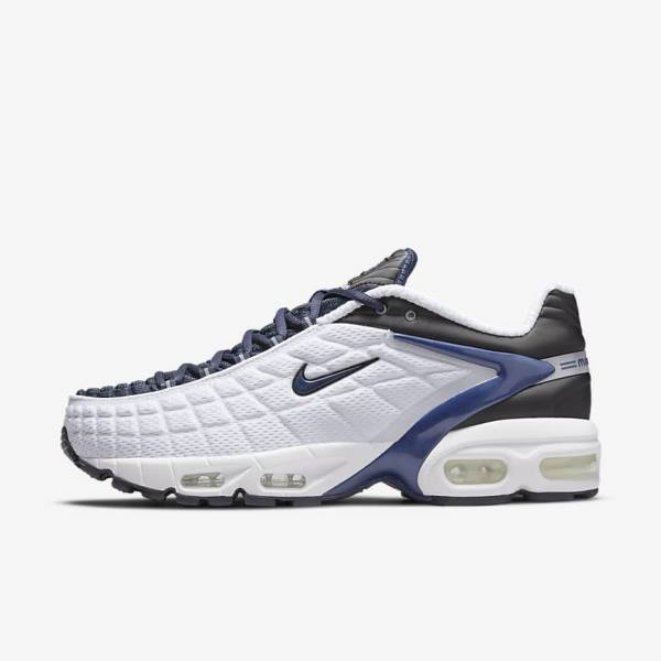 Men\'s Nike Air Max Tailwind V SP Sneakers White / Navy / Black / Navy | NK146HVK