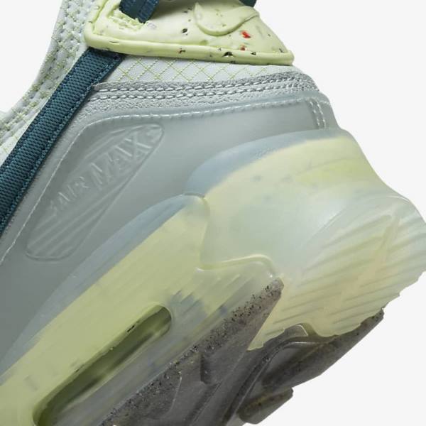 Men's Nike Air Max Terrascape 90 Sneakers Grey / Light Green / Dark Turquoise Green | NK967ORT