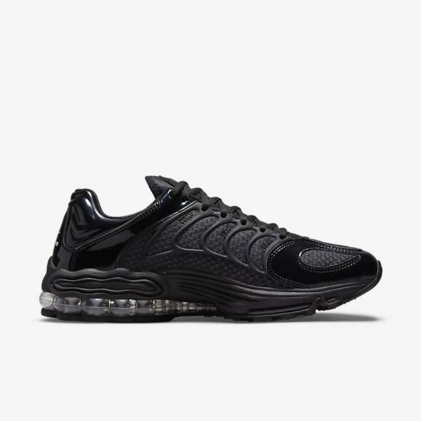 Men's Nike Air Tuned Max Sneakers Black / Metal Silver / Black | NK278SEZ