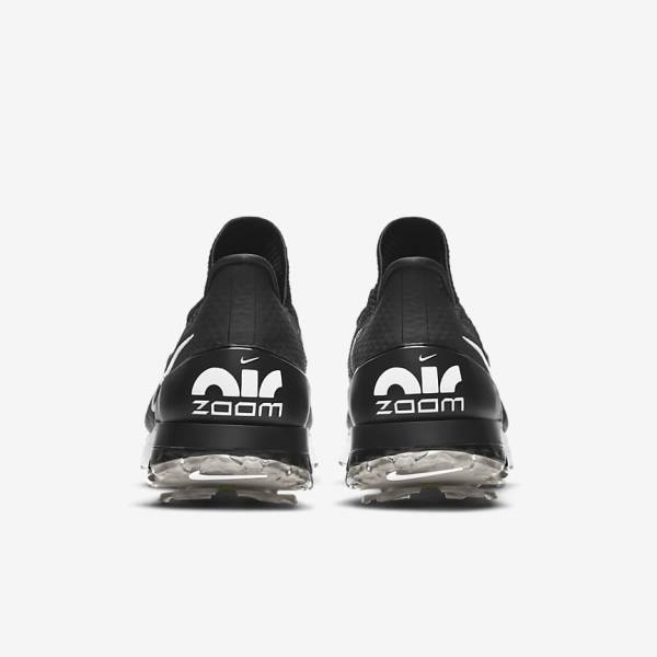 Men's Nike Air Zoom Infinity Tour Golf Shoes Black / White | NK529JCO