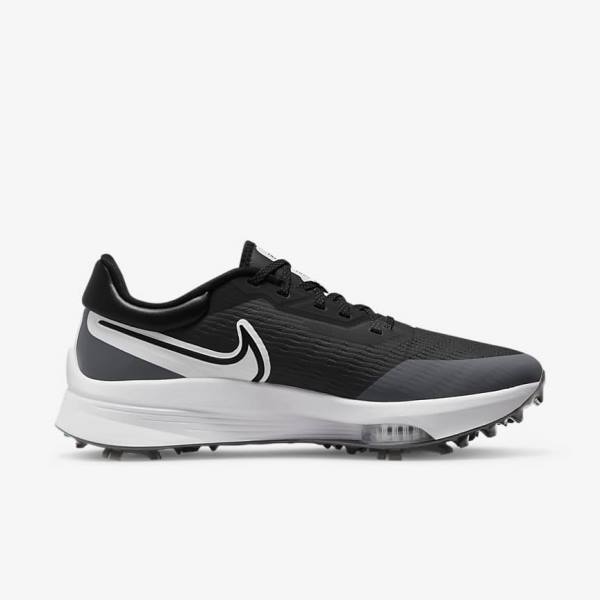 Men's Nike Air Zoom Infinity Tour NEXT% Golf Shoes Black / Grey / Turquoise / White | NK168HUG