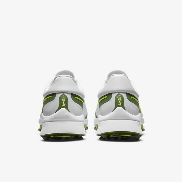 Men's Nike Air Zoom Infinity Tour NEXT% Golf Shoes White / Platinum | NK712KWL