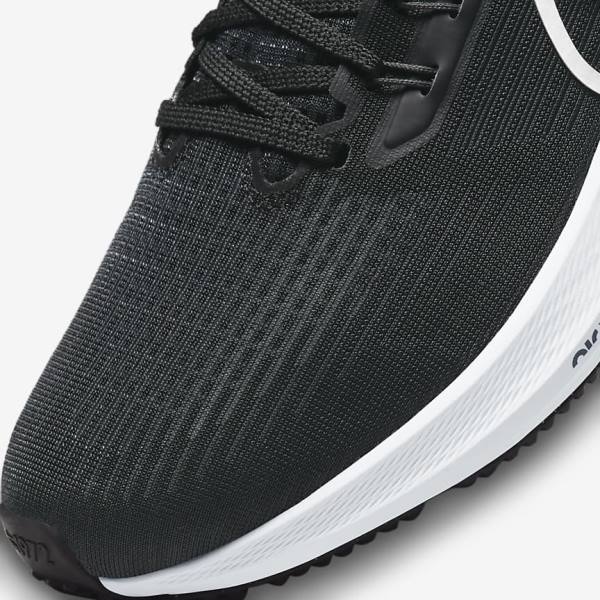 Men's Nike Air Zoom Pegasus 39 Road Running Shoes Black / Dark Grey / White | NK523AKJ