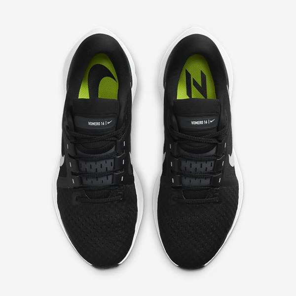 Men's Nike Air Zoom Vomero 16 Road Running Shoes Black / Dark Grey / White | NK803KDB