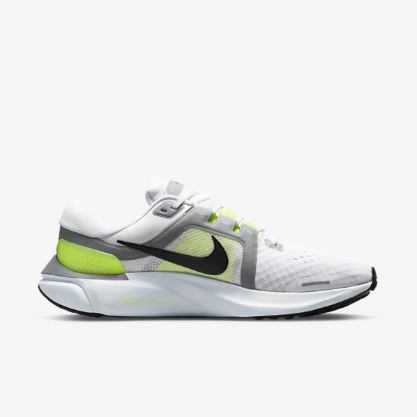 Men's Nike Air Zoom Vomero 16 Running Shoes White / Grey / Black | NK901NPU