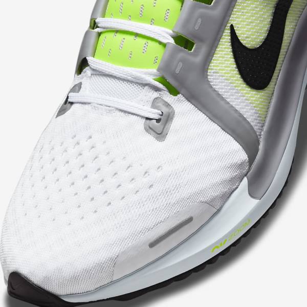 Men's Nike Air Zoom Vomero 16 Running Shoes White / Grey / Black | NK901NPU