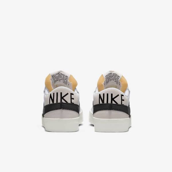 Men's Nike Blazer Low 77 Jumbo Sneakers White / Black | NK874ZGB