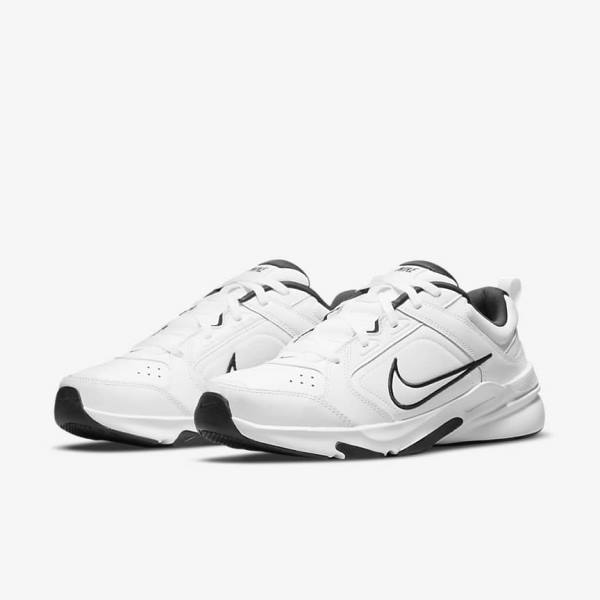 Men's Nike Defy All Day Training Shoes White / Black / White | NK037ITU