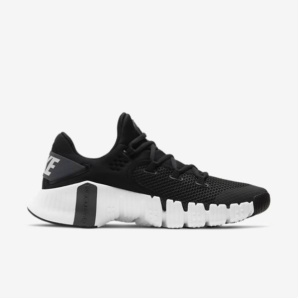 Men's Nike Free Metcon 4 Training Shoes Black / Grey | NK178HPA