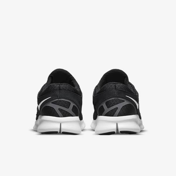 Men's Nike Free Run 2 Sneakers Black / Dark Grey / White | NK895WZK