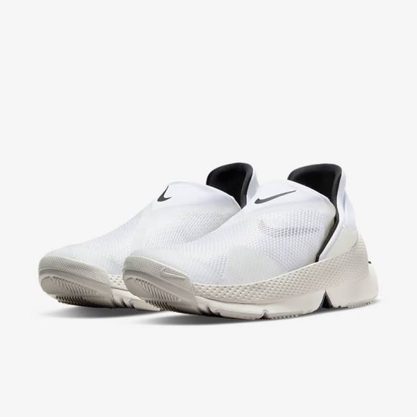 Men's Nike Go FlyEase Sneakers White / Black | NK954QVE