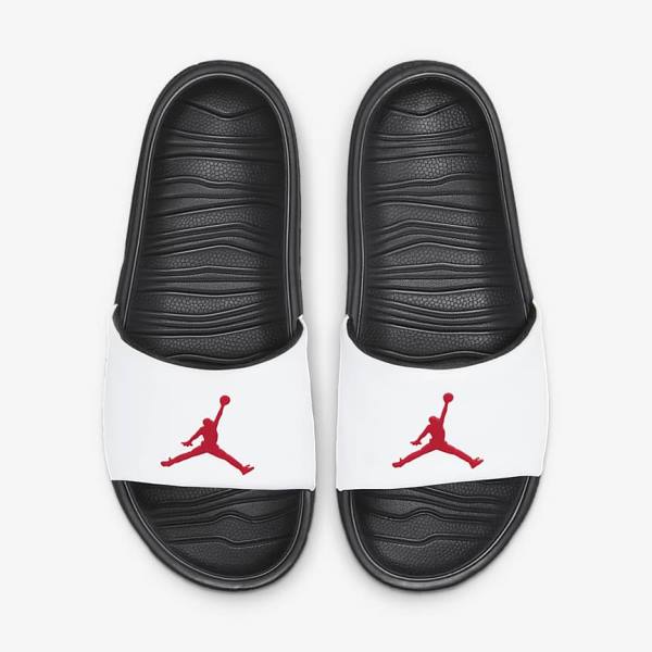 Men's Nike Jordan Break Slides Black / White / Red | NK056DHU