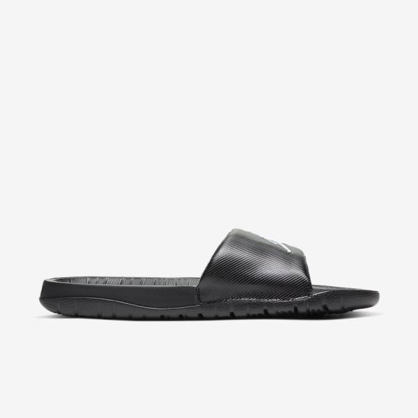 Men's Nike Jordan Break Slides Black / White | NK583XWU