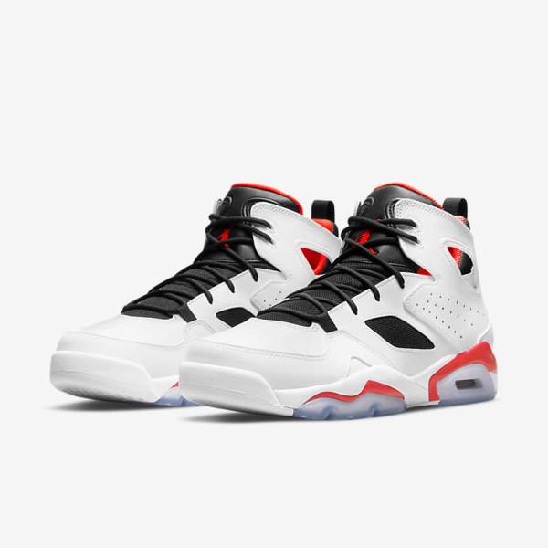 Men's Nike Jordan Flight Club 91 Sneakers White / Black | NK487MKN