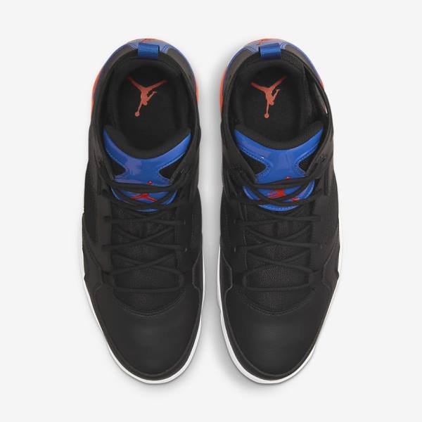 Men's Nike Jordan Flight Club 91 Sneakers Black / Royal / White / Orange | NK548BMR