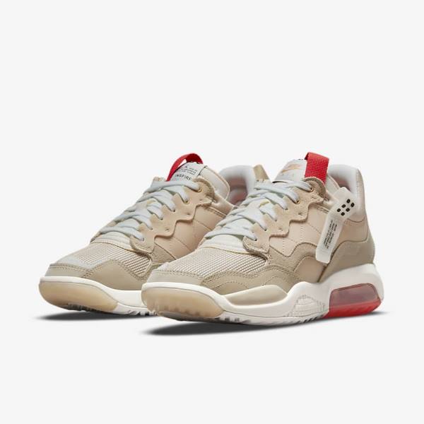 Men's Nike Jordan MA2 Sneakers Khaki / Red | NK629KPU