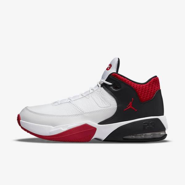 Men\'s Nike Jordan Max Aura 3 Sneakers White / Black / Red | NK750YCJ