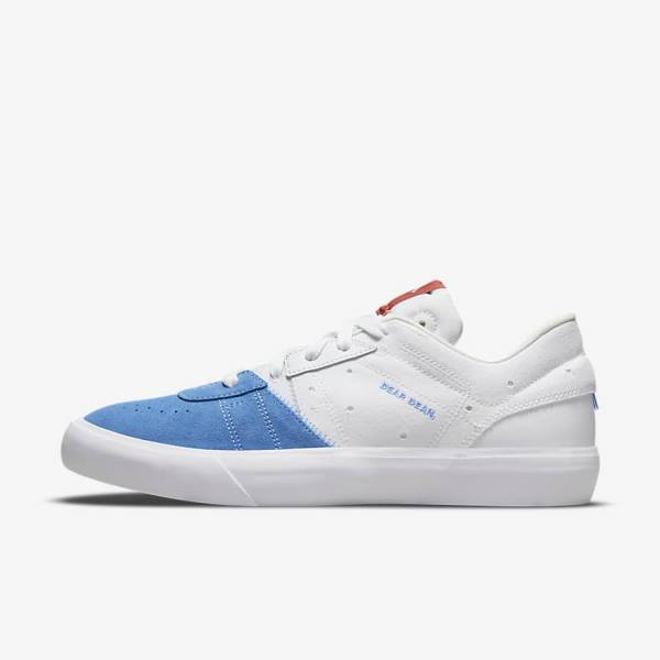 Men\'s Nike Jordan Series .02 Dear Dean Jordan Shoes White / Blue | NK184ZDV