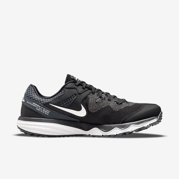 Men's Nike Juniper Trail Trail Running Shoes Black / Dark Grey / White | NK543ETL