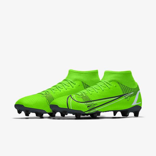 Men's Nike Mercurial Superfly 8 Academy By You Custom Football Shoes Multicolor | NK230TPE