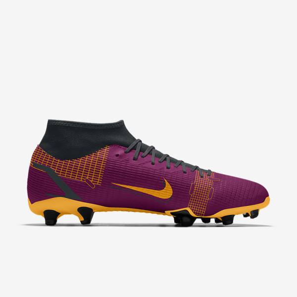 Men's Nike Mercurial Superfly 8 Academy By You Custom Football Shoes Multicolor | NK560OGC