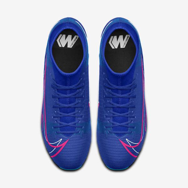 Men's Nike Mercurial Superfly 8 Academy By You Custom Football Shoes Multicolor | NK859TEY