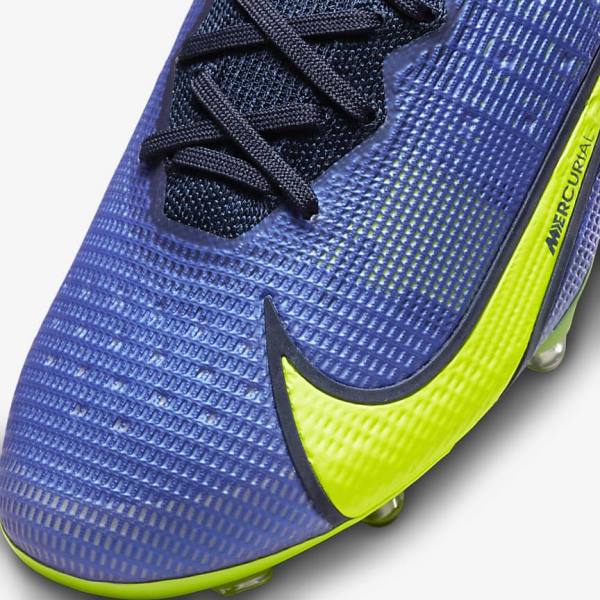 Men's Nike Mercurial Superfly 8 Elite SG-Pro AC Soft-Ground Football Shoes Blue | NK691LEX