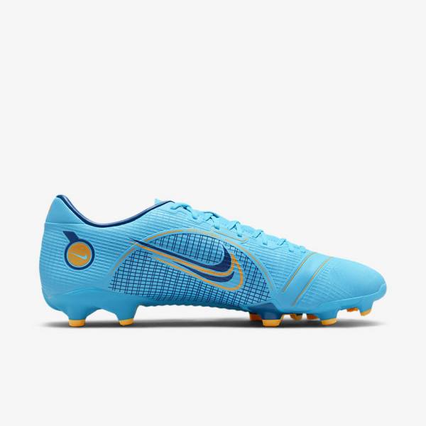 Men's Nike Mercurial Vapor 14 Academy MG Multi-Ground Football Shoes Blue / Orange | NK612DFI