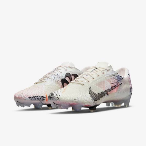 Men's Nike Mercurial Vapor Next Nature FG Firm-Ground Football Shoes Light Pink / Orange / Black | NK417QHK