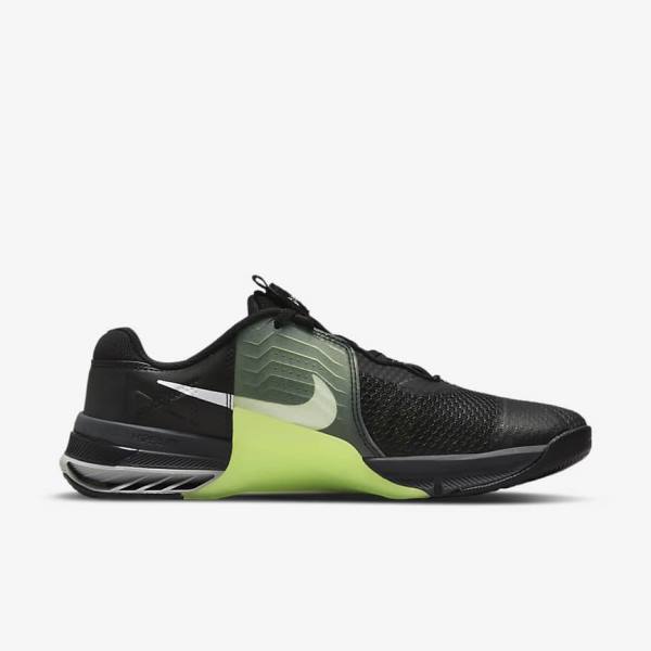 Men's Nike Metcon 7 Training Shoes Black / Grey / White | NK810KBR