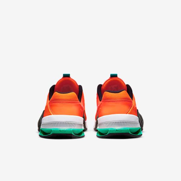 Men's Nike Metcon 7 Training Shoes Orange / Dark Grey / Turquoise / White | NK602IUH