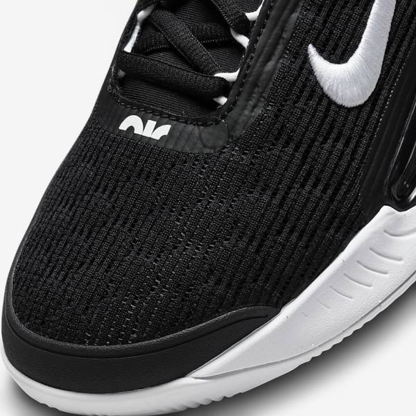 Men's Nike NikeCourt Zoom NXT Clay Court Tennis Shoes Black / White | NK741FSC