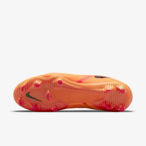 Men's Nike Phantom GT2 Academy Dynamic Fit MG Multi-Ground Football Shoes Orange / Light Red / Black | NK128PDW