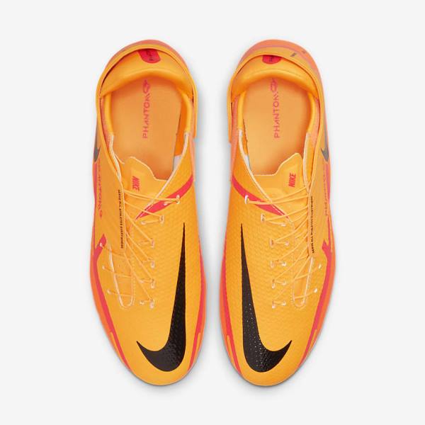 Men's Nike Phantom GT2 Academy FlyEase MG Multi-Grounds Football Shoes Orange / Light Red / Black | NK735IAO