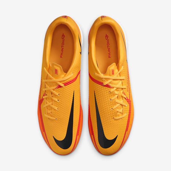 Men's Nike Phantom GT2 Academy IC Indoor-Court Football Shoes Orange / Light Red / Black | NK209RSU