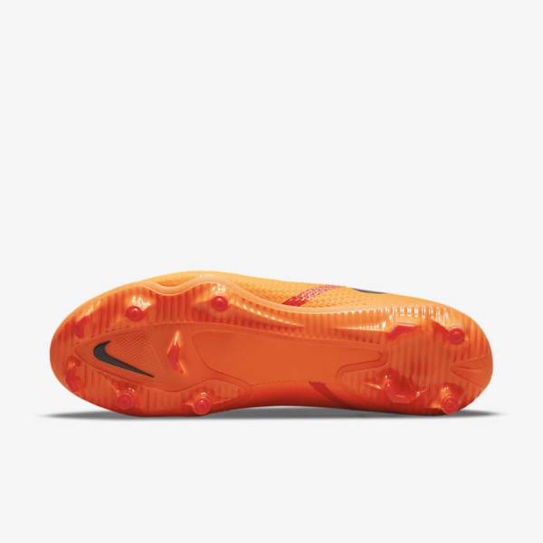 Men's Nike Phantom GT2 Academy MG Multi-Ground Football Shoes Orange / Light Red / Black | NK859XSP