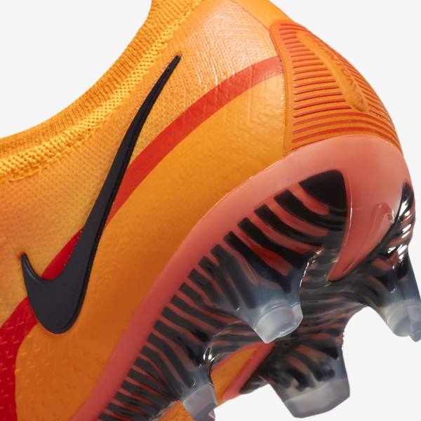 Men's Nike Phantom GT2 Elite FG Firm-Ground Football Shoes Orange / Light Red / Black | NK690KOT