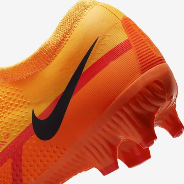 Men's Nike Phantom GT2 Pro FG Firm-Ground Football Shoes Orange / Light Red / Black | NK164BYG