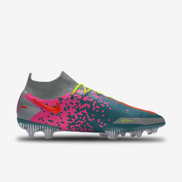 Men's Nike Phantom GT Elite By You Custom Firm Ground Football Shoes Multicolor | NK389HEY