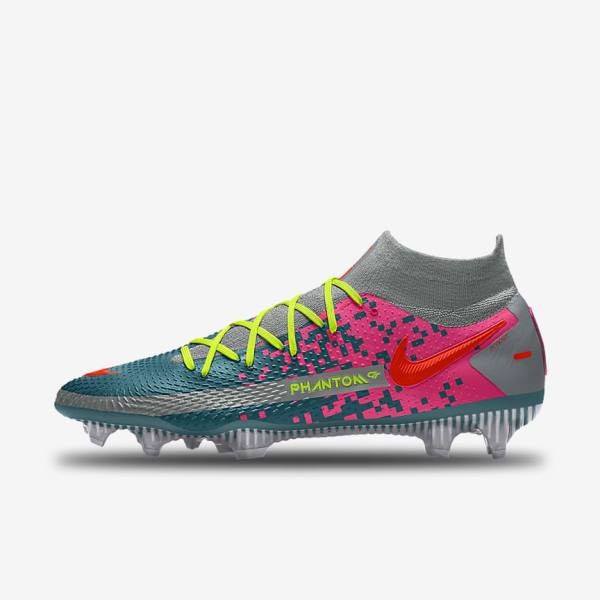 Men\'s Nike Phantom GT Elite By You Custom Firm Ground Football Shoes Multicolor | NK389HEY