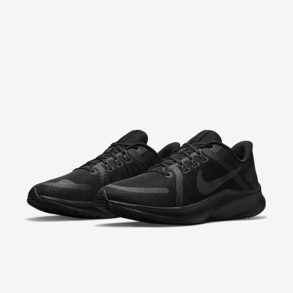 Men's Nike Quest 4 Road Running Shoes Black / Dark Grey | NK073FLX