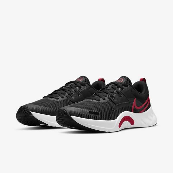 Men's Nike Renew Retaliation TR 3 Training Shoes Black / White / Red | NK073KQB