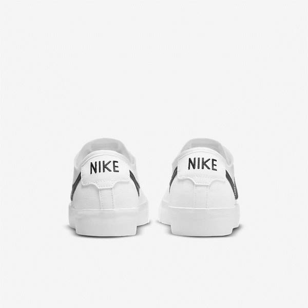 Men's Nike SB BLZR Court Skate Shoes White / Black / Black | NK321JSK